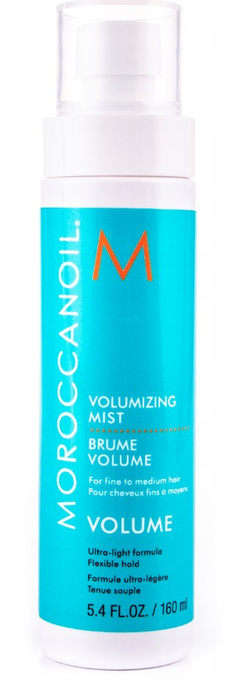 Moroccanoil Volumizing Mist, delikatna mgiełka nadająca włosom objętość, 160 ml