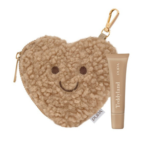 PUPA Milano Teddyland Balsam do ust z kosmetyczką - brelokiem - 003 Milk and Coffee Beans, 10 ml