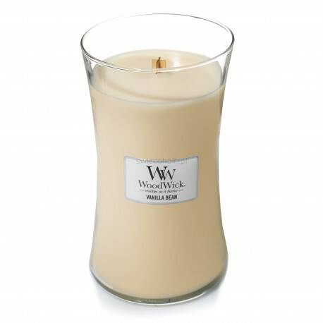 WoodWick Świeca duża Vanilla Beam