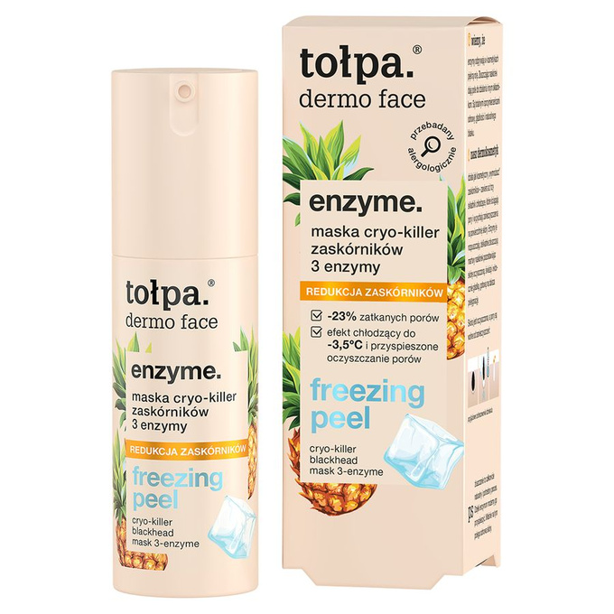 Tołpa Dermo Face Enzyme Maska Cryo-Killer zaskórników Freeze Peel, 50 ml