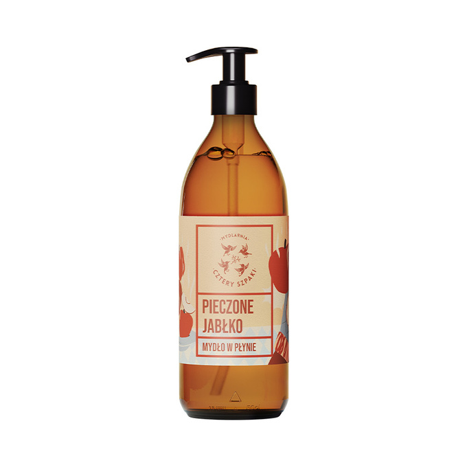4 Szpaki Mydło w płynie Pieczone Jabłko 500 ml