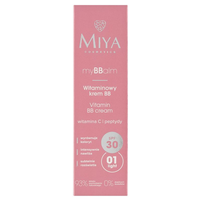 Miya mybbalm – Witaminowy krem BB SPF 30 01, 30 ml