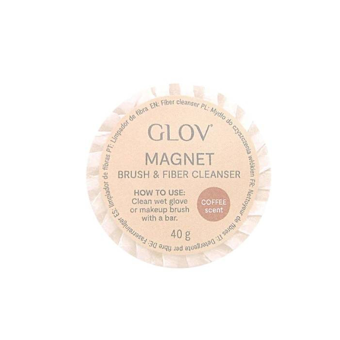 Magnet Cleanser mydełko w kostce do czyszczenia rękawic i pędzli do makijażu Beige 40g