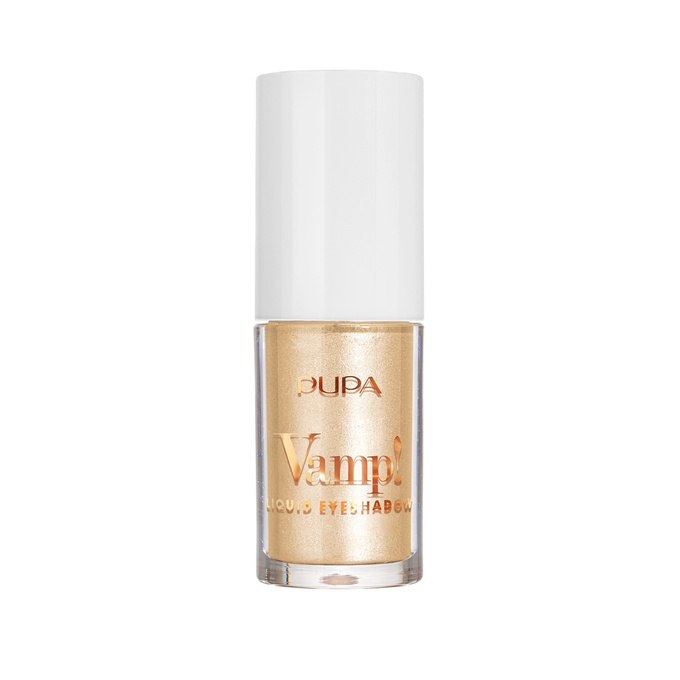 PUPA Milano Shine Bright 2024 Vamp! Cień do powiek w płynie 013 Sunny Gold 4 ml