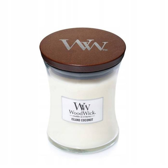 WoodWick Świeca średnia Island coconut 275g