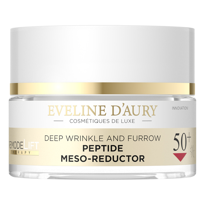 Eveline d'Aury Remodelift Therapy Peptydowy mezo-reduktor głębokich zmarszczek i bruzd 50+, 50 ml