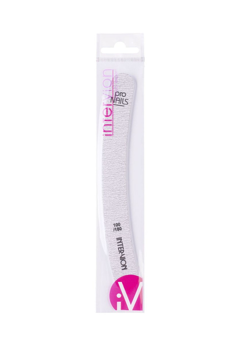 intervion Pilnik do paznokci banan 100/180 PRO NAILS