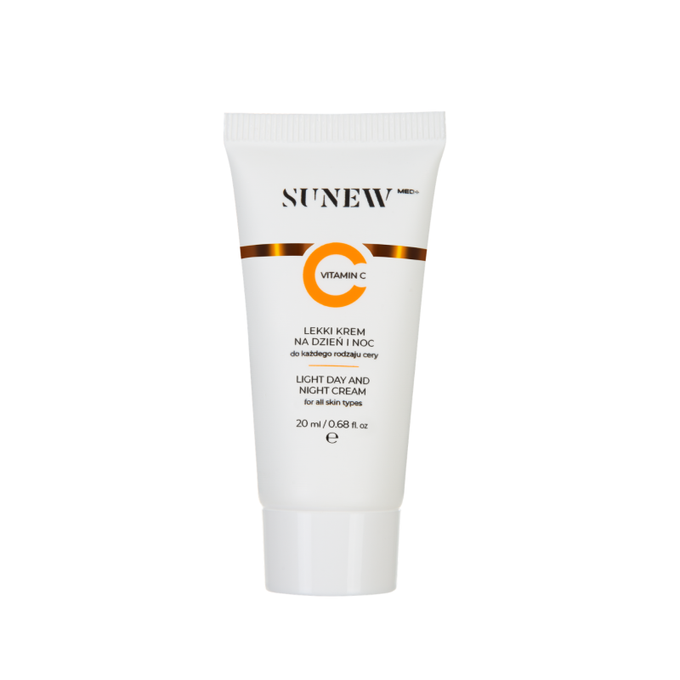 SunewMed+ Lekki krem do twarzy z witaminą C na dzień i noc 20 ml