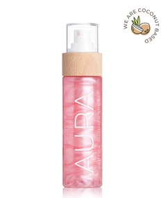 Cocosolis AURA PINK Różowy rozświetlający spray z peptydami, 100 ml