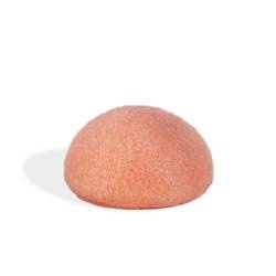 Konjac Sponge naturalna gąbka do mycia twarzy z różową glinką