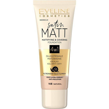 Eveline Podkład matujący 103 Natural 30 ml