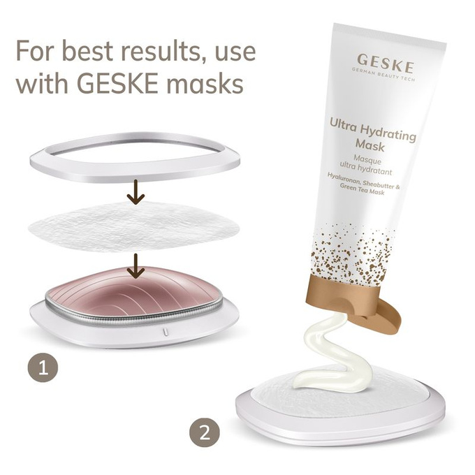 GESKE Szczoteczka soniczna do twarzy - Sonic Warm & Cool Mask 9 in 1