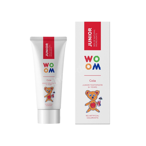 WOOM Junior Cola Pasta do zębów dla dzieci 6+, 50 ml