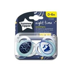Night Time smoczek uspokajający 0-6m 2szt