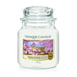 Yankee Candle - Słoik średni Sakura Blossom Festival