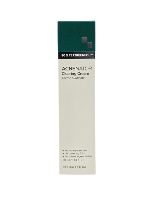 Holika Holika Acnenator Clearing Cream - Kojący krem na trądzik, 50 ml