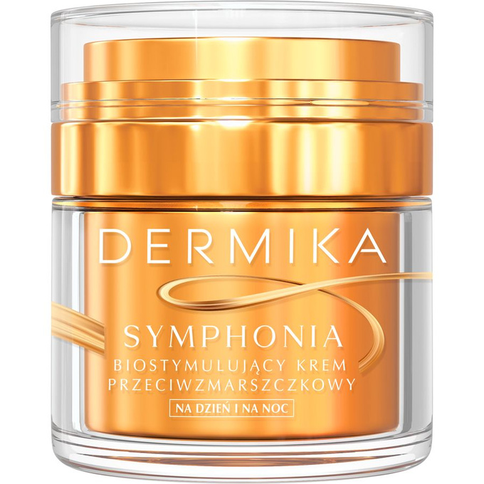 Dermika Symphonia Biostymulujący krem przeciwzmarszczkowy na dzień i na noc, 50 ml