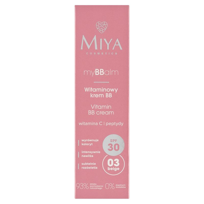 Miya mybbalm – Witaminowy krem BB SPF 30 03, 30 ml