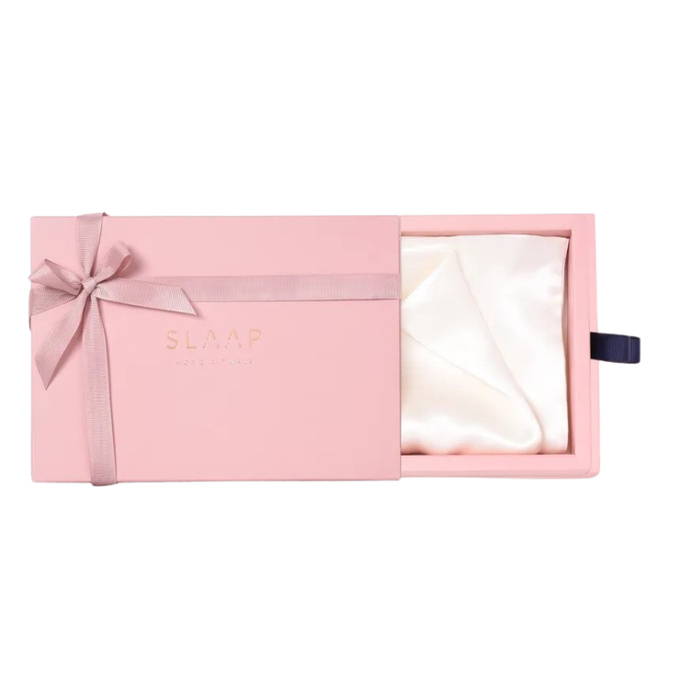 SLAAP Jedwabna poszewka na poduszkę ecru, 50 x 60 cm