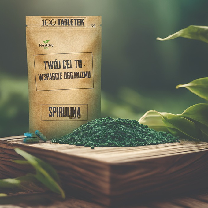 Twój Cel to Spirulina – 100 tabletek