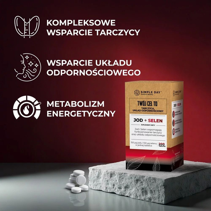 Twój Cel To Jod + Selen, 200 tabletek