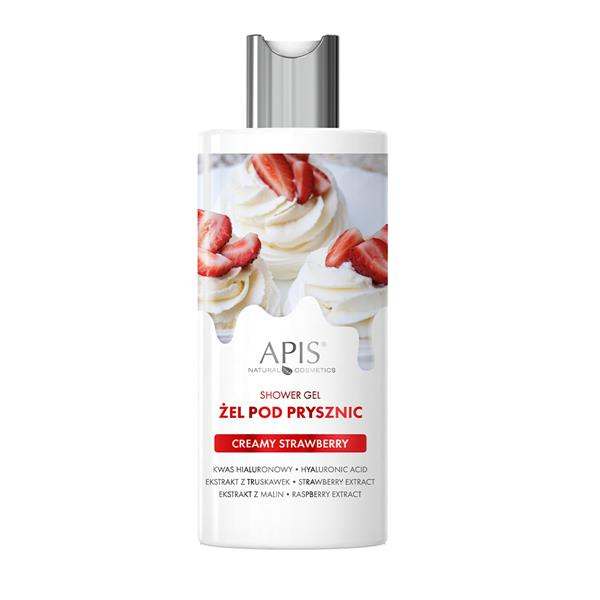 Żel pod prysznic CREAMY STRAWBERRY, 300 ml