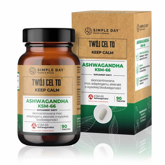Twój Cel To Ashwagandha KSM - 66, 90 tabletek