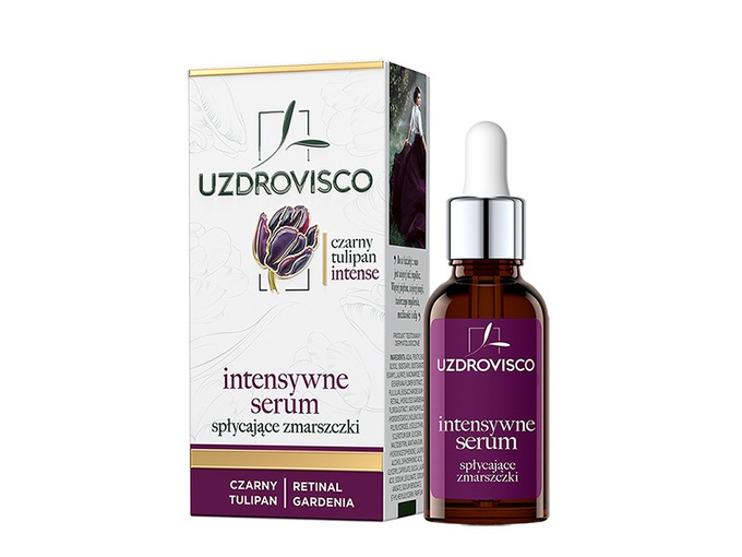 Uzdrovisco Czarny Tulipan Intense Intensywne serum spłycające zmarszczki 30 ml