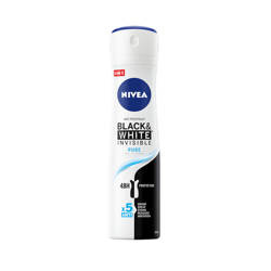 Black&White Invisible Pure antyperspirant spray 150 ml