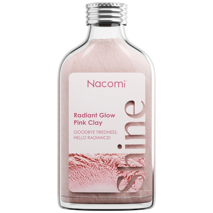 Nacomi Radiant Glow Pink Clay - Różowa glinka do twarzy, 100 ml