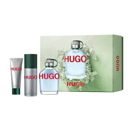 Hugo Boss Hugo Man zestaw woda toaletowa spray 125ml + dezodorant spray 150ml + żel pod prysznic 50ml