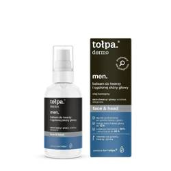 Tołpa Dermo Men face & head balsam do twarzy i ogolonej skóry głowy 75 ml