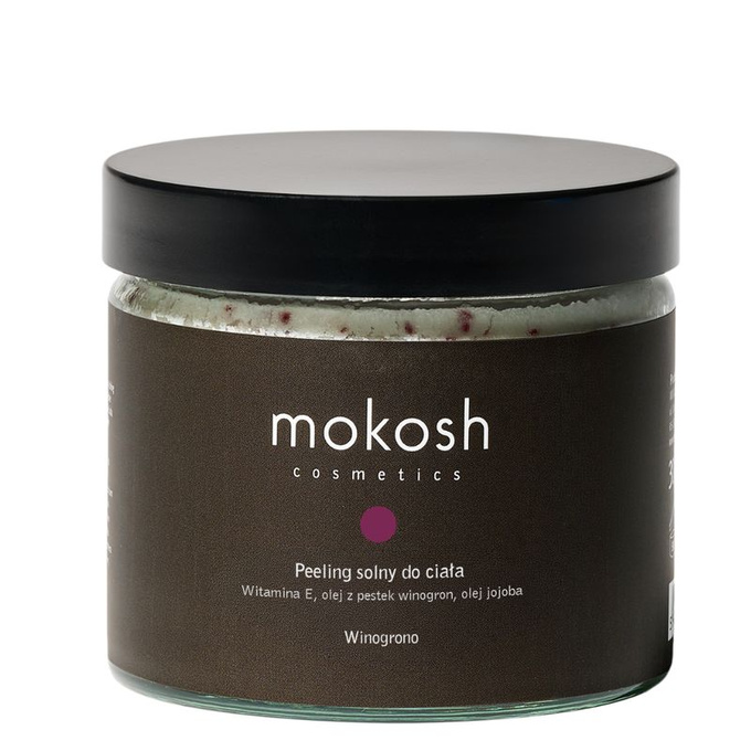 Mokosh Peeling solny do ciała Winogrono, 300 g