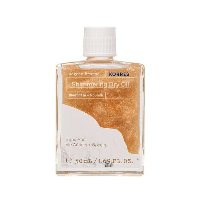 Korres Aegean Bronze shimmering Suchy olejek do ciała, 50ml