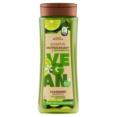 Vegan szampon oczyszczający z bergamotką 300 ml