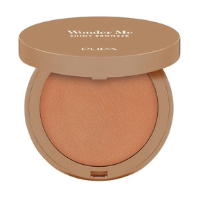 PUPA Milano Wonder Me Shiny Bronzer Rozświetlający wypiekany bronzer 002 Medium Warm, 6 g