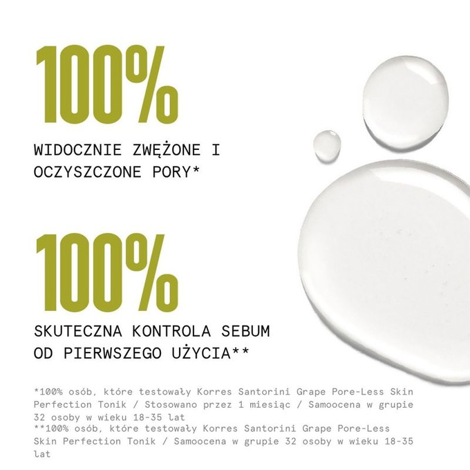 Korres Santorini Grape Tonik wygładzający skórę i zwężający pory, 125 ml