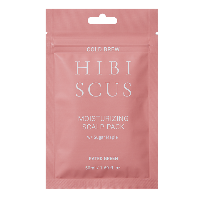 RATED GREEN Cold Brew Hibiscus Nawilżająca kuracja do suchej skóry głowy z hibiskusem i syropem klonowym 50 ml