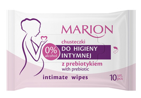 Marion Intimate Wipes chusteczki do higieny intymnej z prebiotykiem 10szt