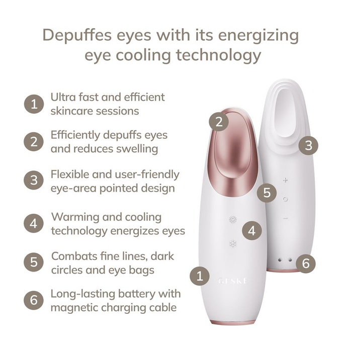 GESKE Szczoteczka soniczna do twarzy - Warm & Cool Eye Energizer 6 in 1