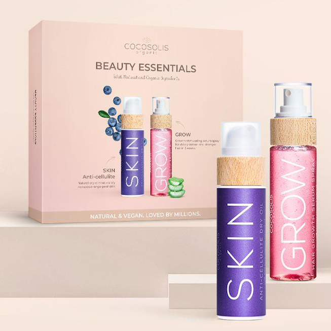 Cocosolis Beauty Essentials Zestaw Skin Anticellulite & Grow