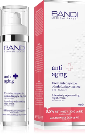 BANDI MEDICAL EXPERT ANTI-AGING Krem intensywnie odmładzający na noc z retinoidami