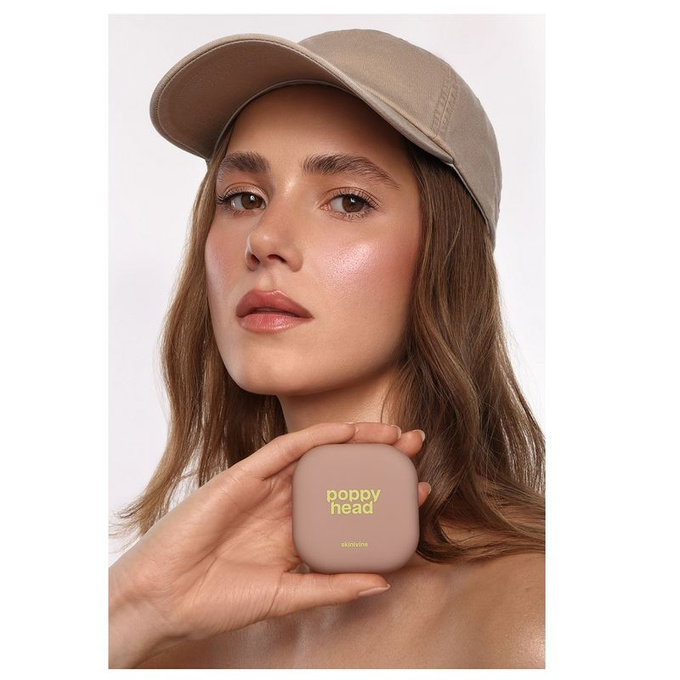 poppy head skinivine pressed powder Puder prasowany - 01 Barely , 6,5 g