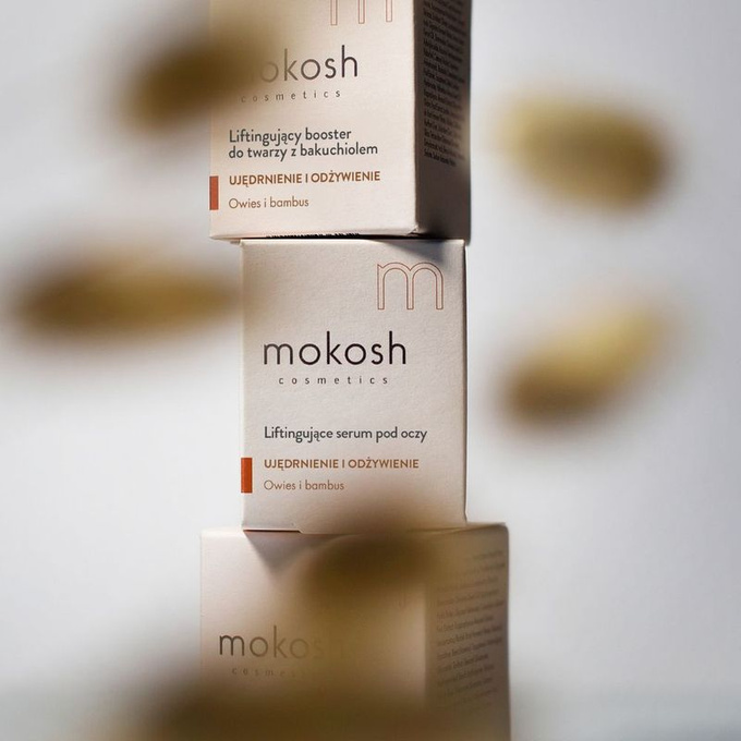 MOKOSH Liftingujące serum pod oczy Owies i bambus