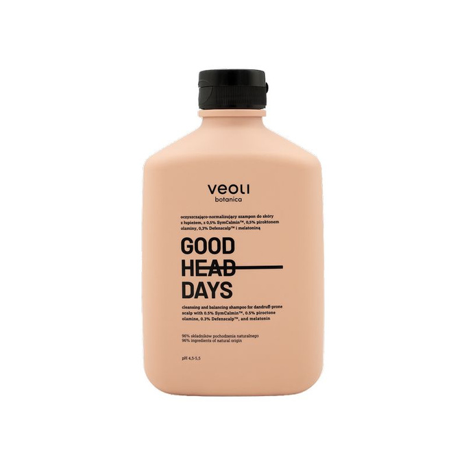 Veoli Botanica Good Head Days Szampon do skóry z łupieżem, 300 ml