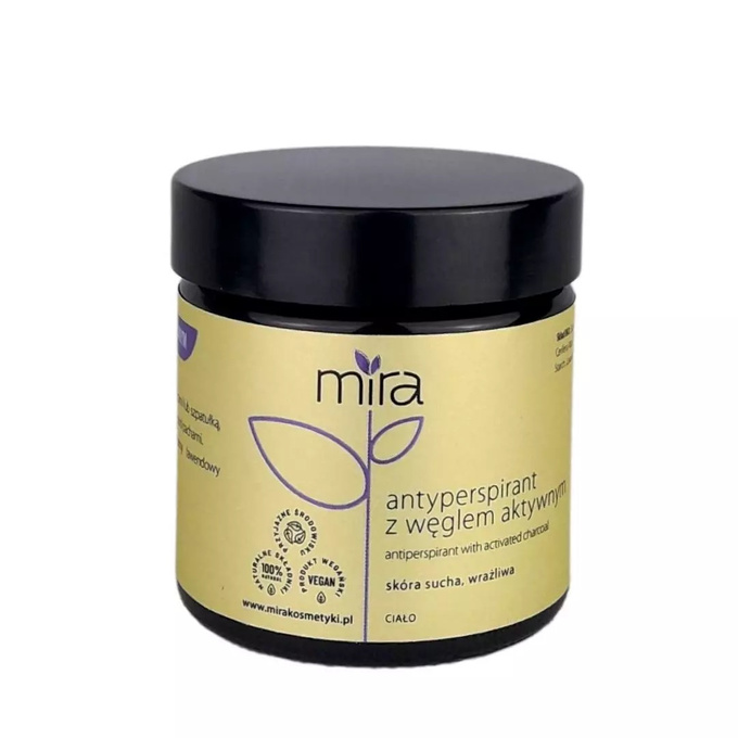 Mira Naturalny antyperspirant w kremie z węglem aktywnym 50g