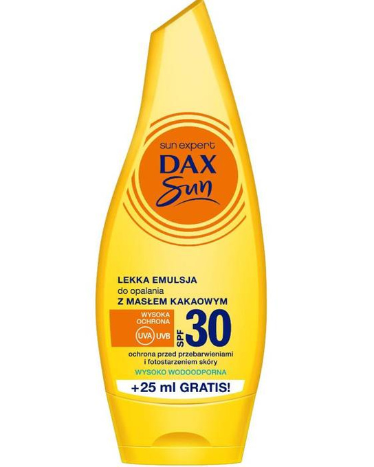 Lekka emulsja do opalania z masłem kakaowym SPF30 175 ml
