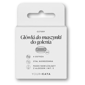 Your KAYA Wymienne ostrza do golenia ciała, 4 szt