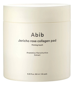 Abib Jericho Rose Collagen Pad Firming Touch - Nawilżająco-ujędrniające płatki do twarzy, 60 szt