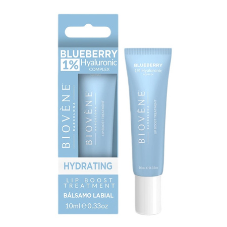 Biovene Blueberry Lip Boost Treatment nawilżające serum do ust z 1% kwasu hialuronowego 10ml